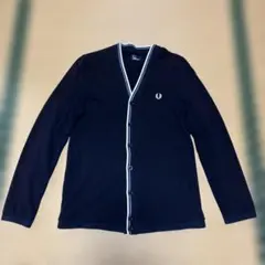 フレッドペリー　ブラック　カーディガン　サイズS