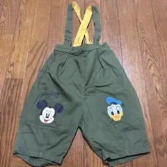 お揃い　色違い　ディズニー 100周年　オーバーオール 110