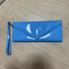 MARC BY MARC JACOBS エナメル長財布 ライトブルーのサムネイル