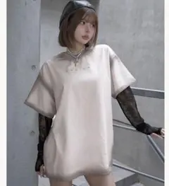 値下げ！AMERI MEDI SATIN DOCKING TUNIC TEE F - メルカリ