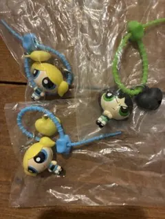 パワーパフ ガールズ カラフルマルチチャーム　3点セット