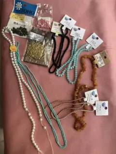 ハンドメイド　ビーズまとめ売り　チェコガラス　ウッドビーズ　パールビーズ等