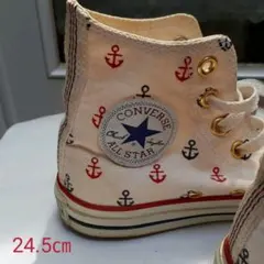 【CONVERSE All star】 ♪ハイカット  錨柄マリン♪