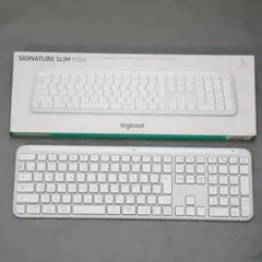 Logicool SIGNATURE SLIM K950 ホワイト 動作確認のみ - メルカリ