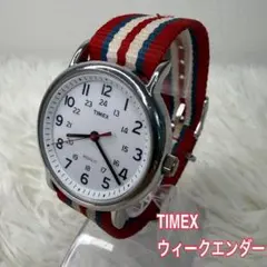 【稼動品】TIMEX ウィークエンダー トリコロール NATOベルト 腕時計