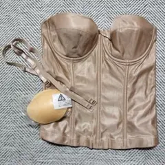 ELISIR ベージュ コルセットビスチェ ブライダルインナー B70