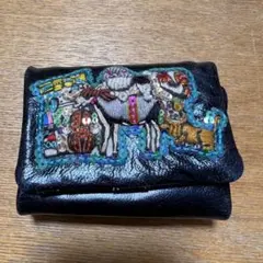 TAMAOWORLD刺繍ビーズ装飾のブルーシルバー三つ折り財布 2025年最新】tamao 財布の人気アイテム - メルカリ