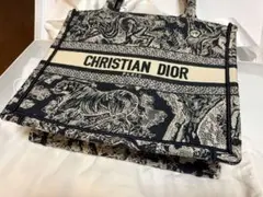 Dior ディオール BOOK TOTE ブックトート トートバッグ　虎　紺