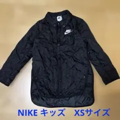 【美品】NIKE シンセティックフィル ジャケット XS黒 キルティング キッズ