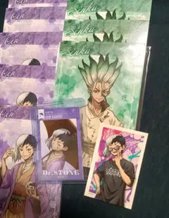 Dr.STONE　スクラッチ　Wチャンス賞　長方形缶バッジ　石神千空　ゲン Dr.STONE 缶バッジ 千空 あさぎりゲン Wチャンス賞 dmmスクラッチ