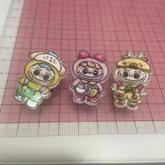 ラブブ♪クロックス専用アクセサリー3個セット