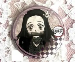 鬼滅の刃　竈門禰豆子　缶バッジ　ダイニング　ufotable