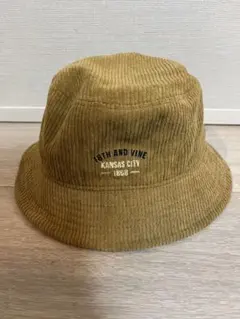 コーデュロイ ハット