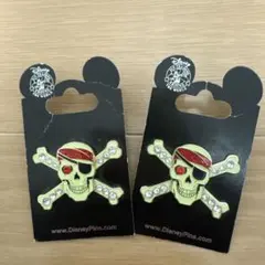 東京ディズニーリゾート 海賊スカルピンバッジ