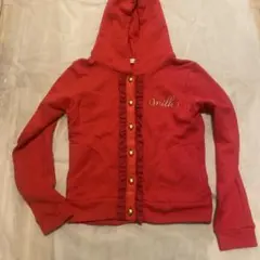 最終値下げ　MILK フリル付きレッドカーディガン