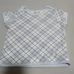 KUMIKYOKU チェック柄 Tシャツ　70〜80のサムネイル