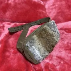 Y2K ファーショルダーバッグ