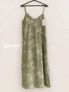 【新品タグ付】SELECT MOCA オリーブグリーン キャミワンピース