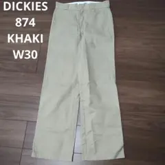 古着 DICKIES 874 ワークパンツ カーキ W30 ディッキーズ