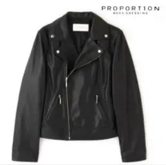 PROPORTION BODY DRESSINGラムレザー ライダースジャケット