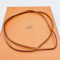 HERMES ラニエール　レザー　ネックレス　オレンジ　チョーカーのサムネイル