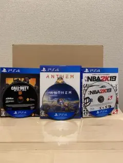 PS4 ソフト　コールオブデューティ ブラックオプス4、アンセム、NBA2K19