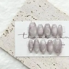 ネイルチップ ジェルネイル ニュアンス マグネット ピンク インク ぷっくり