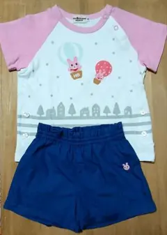 ホットビスケッツ Tシャツ90とショートパンツ80 セット