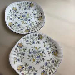 MINTON Haddon Hall Blue プレート 2枚セットのサムネイル
