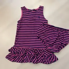 【美品】90ラルフローレン Ralph Lauren 18M ワンピースセット