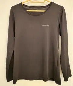 モンベル montbell WIC. ロングスリーブスリムT ワンポイントロゴ