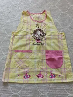 キャラクター刺繍付きエプロン