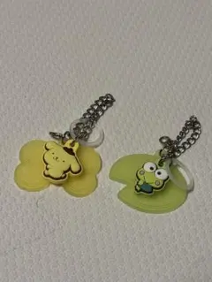 未使用!サンリオ⭐︎ダブルチャーム2個セットポムポムプリン&けろっぴー