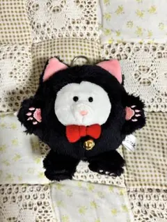 mottk モック　ぬいぐるみキーホルダー　OSANPO CAT 黒猫のサムネイル