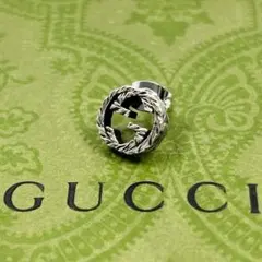 GUCCI グッチ インターロッキング シルバー ピアス キャッチなし