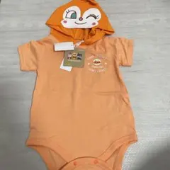 【新品・未使用】アンパンマン ドキンちゃん 半袖 ロンパース 70-80cm