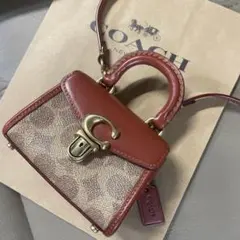とても綺麗♡COACH♡サミー トップ ハンドル 12・シグネチャー キャンバス