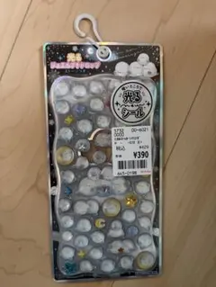 ジュエルプチドロップ　光る KAMIO シール 星とキャラクター