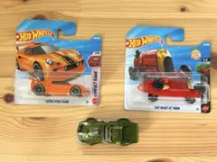 【新品未開封】Hot Wheels ホットウィール 2台セット＋おまけ1台のサムネイル