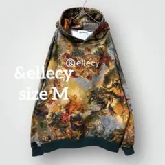 1674◆希少 &ellecyアンドエルシーテンカイパーカー天界パーカー 総柄のサムネイル