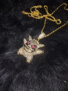 【証明書付】ゲンガーネックレス パープル　ヒップホップ　プリンプリン ゲンガーネックレス ゴールド ヒップホップ プリンプリン - メルカリ