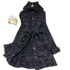 ★ Fuku様　マックスマーラ　ロングニットコート　❤︎ベルト❤︎ふわふわモヘヤ　M