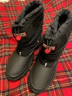 HUNTER スノーブーツ ブラック US9 27cm