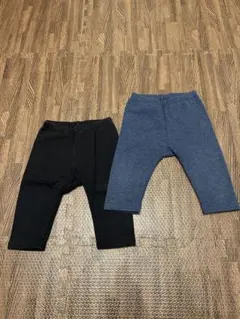 UNIQLO ベビー 裏起毛レギンスパンツ 2点セット