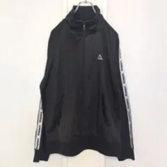 Kappa　刺繍ロゴ　ジャージ　トラックジャケット ブラック　ビンテージ古着