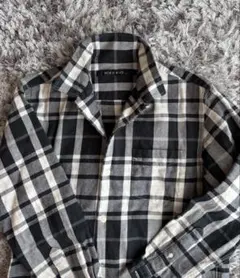 NIKO AND チェック柄コットン長袖シャツ