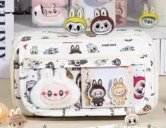 LABUBU ラブブ可愛い筆箱＆小物入れ♡ 付属品付き（ランダム） ④