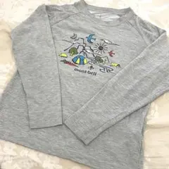 mont-bell 長袖カットソー 150サイズ キャンプ　虫除け