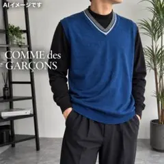 COMME des GARÇONS Vネックノースリーブニットベスト