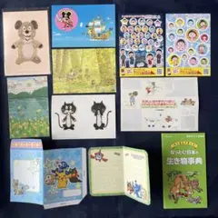ちびまる子ちゃんシール/童心社創業記念ポストカード/生き物事典　他